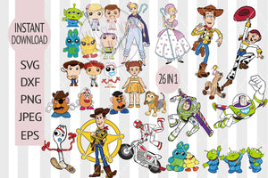 Toy Story SVG, Disney SVG, Disney t-shirt svg, Silhouette cut file, Cricut cutfile