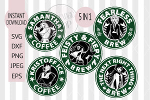 Disney Starbucks svg, Mickey Mouse Starbucks Minnie Mouse Starbucks Svg, Mickey SVG Minnie SVG, Disney svg, Starbucks, Silhouette, Cricut