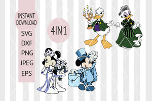 Halloween SVG, Haunted Mansion SVG, Haunted Mansion Clip Art, Foolish Mortals Vector, Haunted Mansion Mirror Svg, Hitchhiking Ghosts Svg, Mickey Mouse, Minnie Mouse, Donald, Daisy.