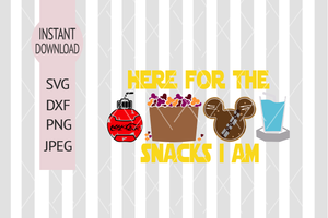 I'm just here for the snacks svg, Mickey Star war svg, Mickey head star war bundle svg, star war clipart, star war file for cricut, star war bundle cutting file
